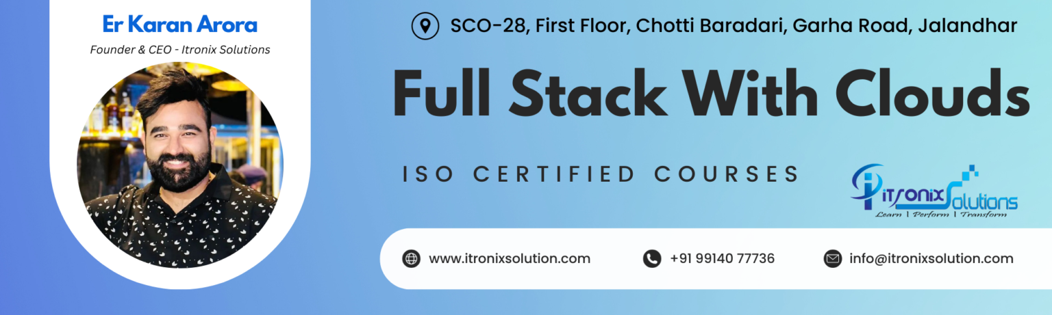 Best Full Stack With Clouds Course Training in Jalandhar