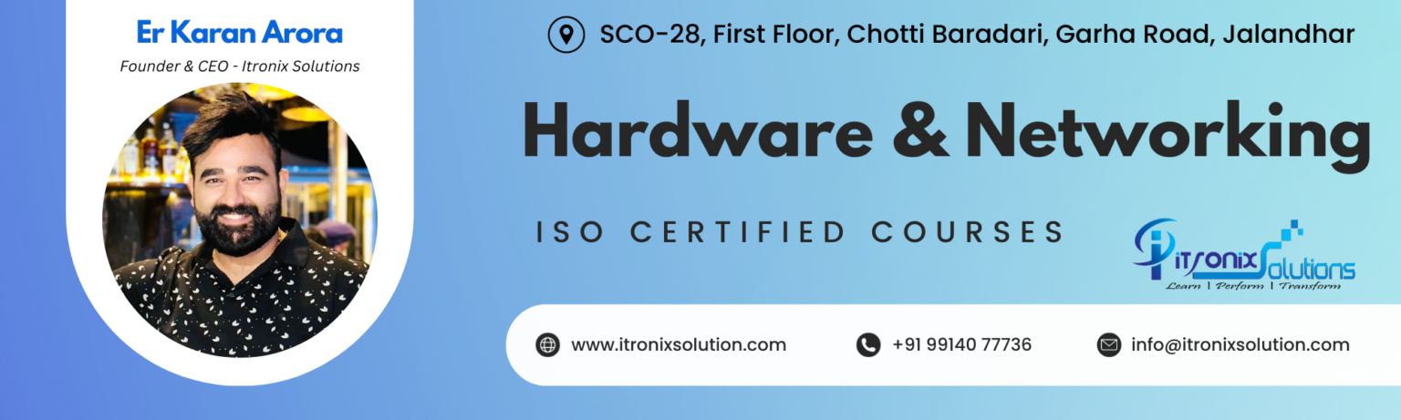 Best Hardware & Networking Course Training in Jalandhar